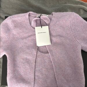 Alexander Wang T Lilac Women's Sweater